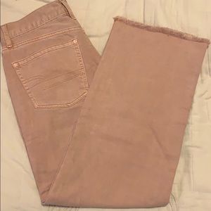 American Eagle Wide Leg Crop Jean